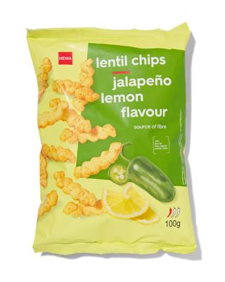 HEMA Linzenchips Met Jalapeño- En Citroensmaak 100gram
