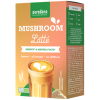 Purasana Food & Drinks Poeder Mushroom latté 6 x 10 g BIO 60gr