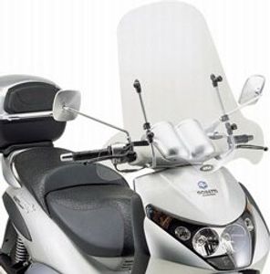 GIVI Windscherm, moto en scooter, 102A excl. montagekit