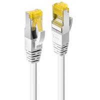 LINDY 47320 RJ45 Netwerkkabel, patchkabel CAT 6a (losse kabel CAT 7) S/FTP 0.30 m Wit Snagless 1 stuk(s)