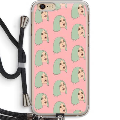 King Kylie: iPhone 6 PLUS / 6S PLUS Transparant Hoesje met koord