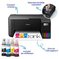 Epson EcoTank ET-2860 A4 multifunctionele Wi-Fi-printer met inkttank, inclusief tot 3 jaar inkt - thumbnail