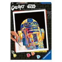 Ravensburger CreArt Schilderen op Nummer Star Wars R2 D2 - thumbnail