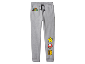 Kinder joggingbroek Super Mario (Grijs, 122/128)