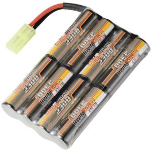 Reely NiMH accupack 9.6 V 2300 mAh Aantal cellen: 8 AA (penlite) AA (penlite) Stick Mini-Tamiya-stekker