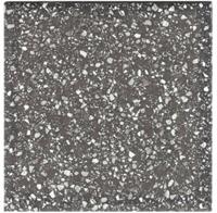 Vloer-/wandtegel Terre D'Azur Terrazzo 1930 20x20cm black mat gerectificeerd