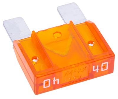 Dresselhaus "maxi" zekering bananenstekker flat fuse maxi 40a 1 piece / orange