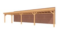 YARD Outdoor veranda SUBLIME Plat dak - 1200x350 cm- Plat dak- - YARD Outdoor