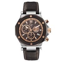Horlogeband Guess X72018G4S / 79007G2S Leder Bruin