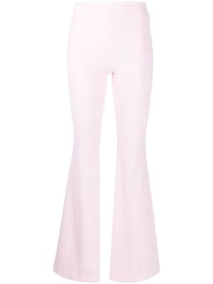 Alexander Wang pantalon à coupe évasée - Rose