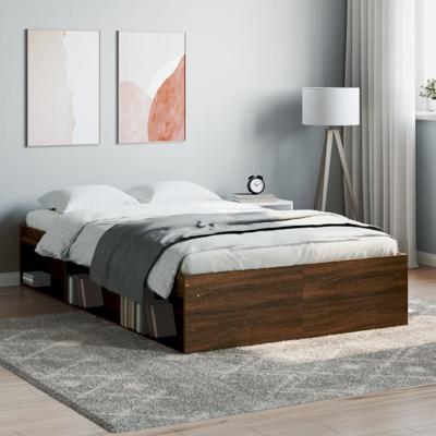 Bedframe bruin eikenkleur 120x190 cm