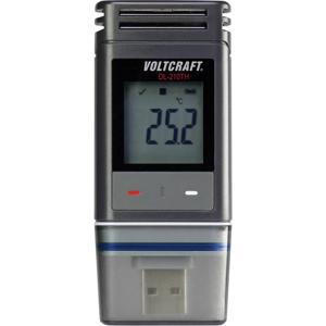 VOLTCRAFT DL-210TH Temperatuur datalogger, Vocht datalogger Te meten grootheid Temperatuur, Luchtvochtigheid -30 tot +60 °C 0 tot 100 % Hrel PDF-functie