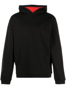 Moncler hoodie à logo imprimé - Noir