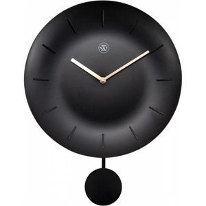 NeXtime 7339ZW wand- & tafelklok Pendulum mechanical clock Cirkel Zwart