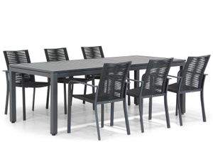 Santika Annisa/Concept 220 cm dining tuinset 7-delig