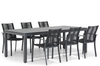 Santika Annisa/Concept 220 cm dining tuinset 7-delig - thumbnail