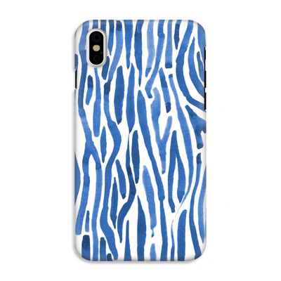 Blauwe nerven: iPhone XS Tough Case