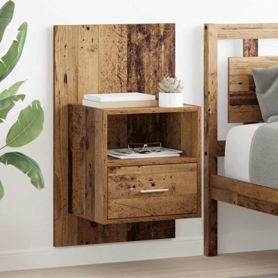 Bedkast 2 pcs Oud hout 48.5 x 32.5 x 80 cm Bewerkt hout
