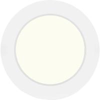 LED Downlight Rond 6W - Natuurlijk Wit 4000K - Mat Wit - Kunststof