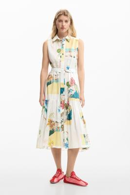 Overhemdjurk met ansichtkaarten - BLUE - L