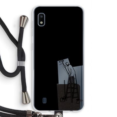 Musketon Painter: Samsung Galaxy A10 Transparant Hoesje met koord