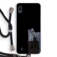 Musketon Painter: Samsung Galaxy A10 Transparant Hoesje met koord
