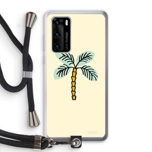 Palmboom: Huawei P40 Transparant Hoesje met koord