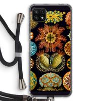 Haeckel Ascidiae: Samsung Galaxy A22 5G Transparant Hoesje met koord