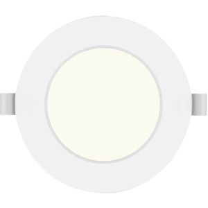 LED Downlight Pro - Aigi Trinko - Inbouw Rond 4W - Natuurlijk Wit 4000K - Mat Wit - Kunststof - Ø98mm