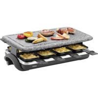 Trisa Hot Stone Gourmetstel 8 pannen, Anti-aanbaklaag Zwart
