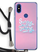 Sorry not sorry: Xiaomi Mi Mix 3 Transparant Hoesje met koord