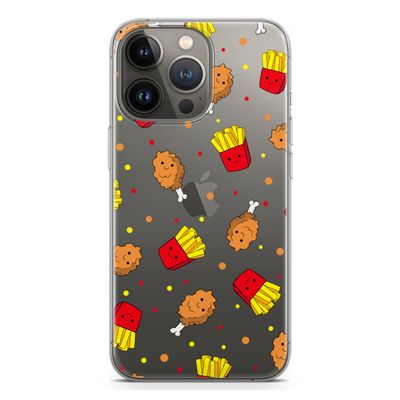 Chicken 'n Fries: iPhone 13 Pro Transparant Hoesje