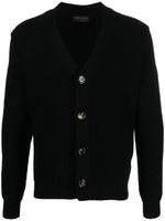 Dell'oglio cardigan en maille à col v - Noir