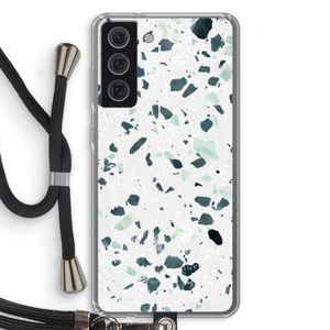Terrazzo N°2: Samsung Galaxy S21 FE Transparant Hoesje met koord