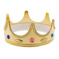 Koningskroon goud voor kinderen - thumbnail