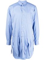 Comme des Garçons Homme Plus chemise superposée en coton - Bleu - thumbnail