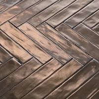 Dateg Wandtegel Handvorm Aged Bronze 5x25