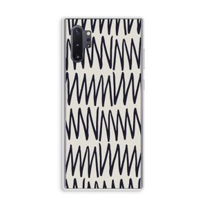 Marrakech Zigzag: Samsung Galaxy Note 10 Plus Transparant Hoesje