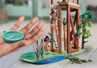 PLAYMOBIL Wiltopia onderzoeksstation met kompas 71008 - thumbnail