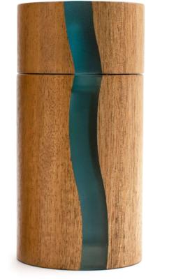 Zoutmolen - BISETTI - POSITANO - 13 cm - Acacia / Blauwe hars