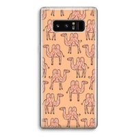 Kameel: Samsung Galaxy Note 8 Transparant Hoesje