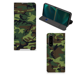 Sony Xperia 5 III Hoesje met Magneet Army Dark