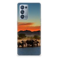 OPPO Reno 6 Pro Plus 5G | TPU Hoesje | Olifanten