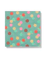 HEMA Servetten 33x33 papier kerstballen - 20 stuks (groen)
