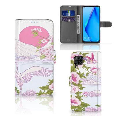 Huawei P40 Lite | Telefoonhoesje | Met pasjeshouder | Bird Standing