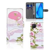 Huawei P40 Lite | Telefoonhoesje | Met pasjeshouder | Bird Standing