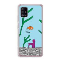 Aquarium: Samsung Galaxy A51 5G Transparant Hoesje