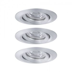 Paulmann 92975 EBL Nova mini Plus Coin LED-inbouwlamp Set van 3 stuks LED 4.20 W Aluminium