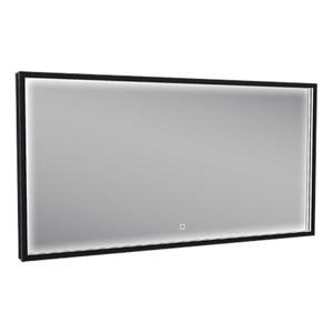 Badkamerspiegel Maro | 120x60 cm | Rechthoekig | Directe LED verlichting | Touch button | Met verwarming