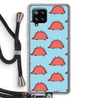 Dinosawrr: Samsung Galaxy A42 5G Transparant Hoesje met koord